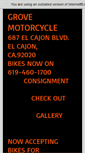 Mobile Screenshot of grovemotorcycle.com